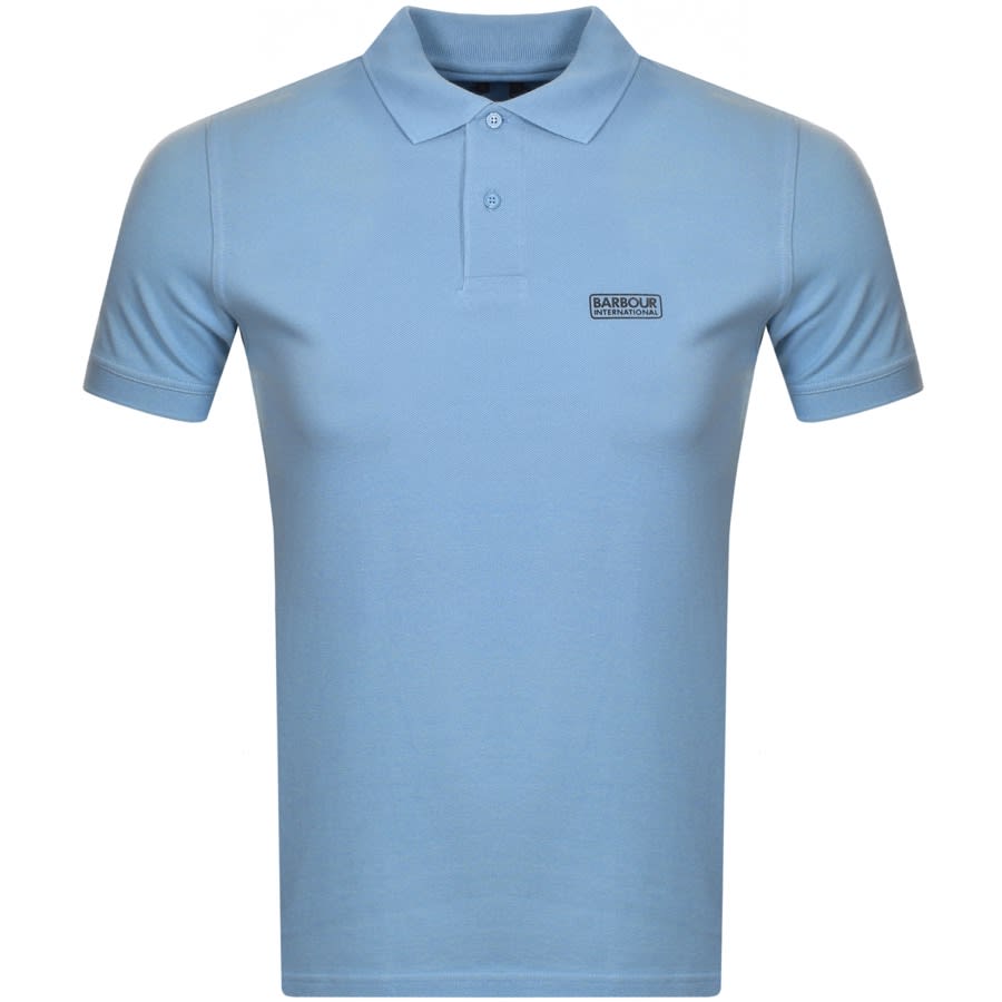 Alternative Image for ProductBarbour International Essential Polo T Shirt Blue1